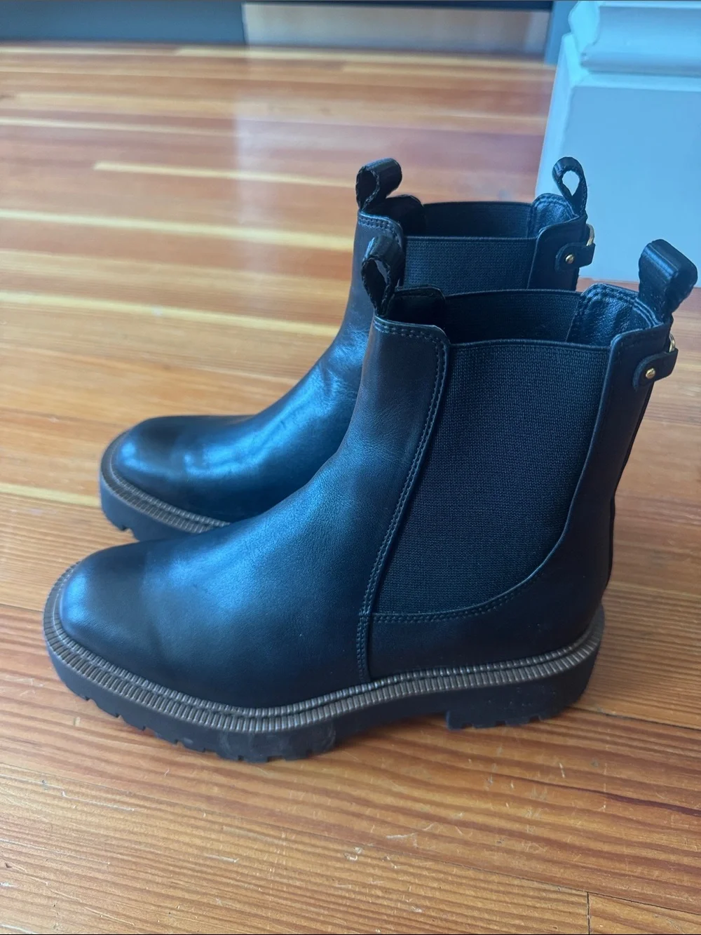 Sam Edelman Black Chelsea Laguna Boots - worn once